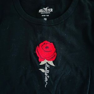 black Hollister Crop!